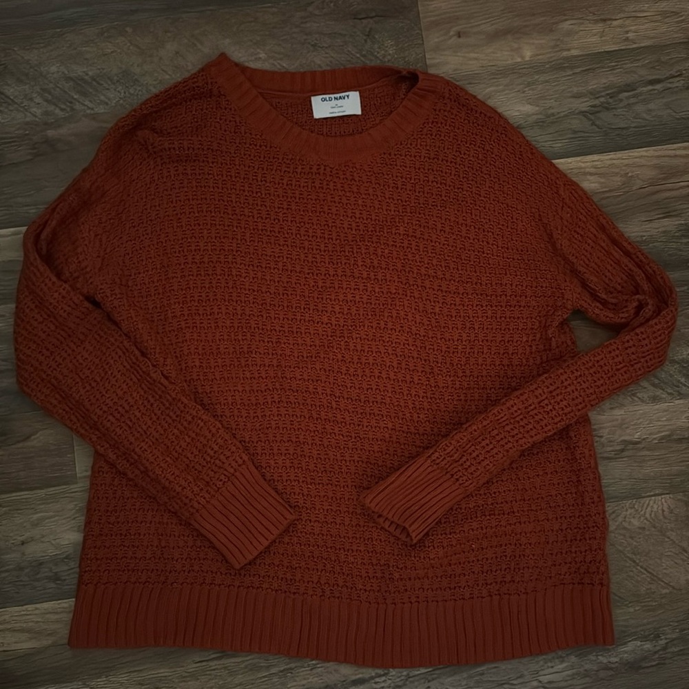 Old Navy Women's Burnt Orange Sweater